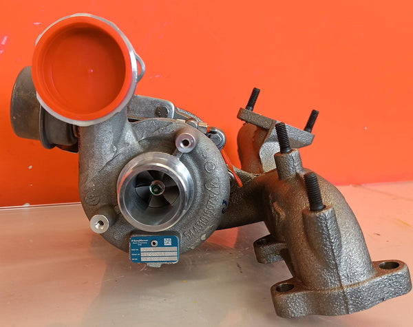 Turbina nuova originale Volkswagen PASSAT B6 Variant 1.9 TDI 105 cv 77 kw 038253016rv, 038253016rx, 038253056e, 038253056eu, 038253056ev, 038253056ex, 038253056g, 038253056gu, 038253056gv, 038253056gx BORGWARNER