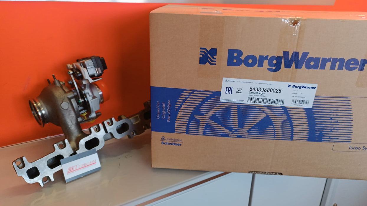 Turbina nuova originale Borgwarner Fiat Doblò 1.6 d multijet 105 cv 77 kw