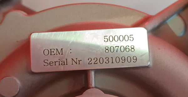 Turbina nuova non originale Alfa Romeo Giulietta 1.6 jtdm 120 cv 88 kw 7668915001, 7668915001s, 7848440001, 8070680001, 8070680002, 8070685001s, 8070685002s