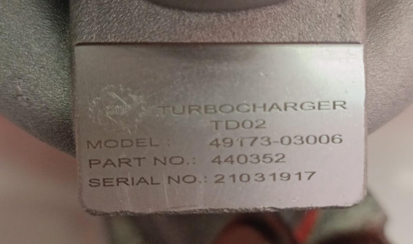 Turbina nuova non originale per Lancia Ypsilon 0.9 Twinair 86 cv 63 kw 55232607, 55238046, 55238118, 55240093, 55243430, 55243431, 71724436, 71724569, 71795018, 71795700, 4937303000, 4937303001