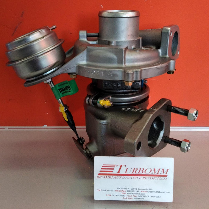 Turbina rigenerata Fiat LINEA 1.6 D Multijet 105 cv – 77 kw 198 A3.000