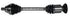 Semiasse AUDI Q3 2.0 TDI quattro 150 cv 110 kw 1J0407451LX, 1J0407271CG, 1J0407271CH, 1J0407271EF, 1J0407271FG, 1J0407271LG, 1J0407271LL, 1J0407451CX, 1J0407451DV, 1J0407451DX GSP / AKRON